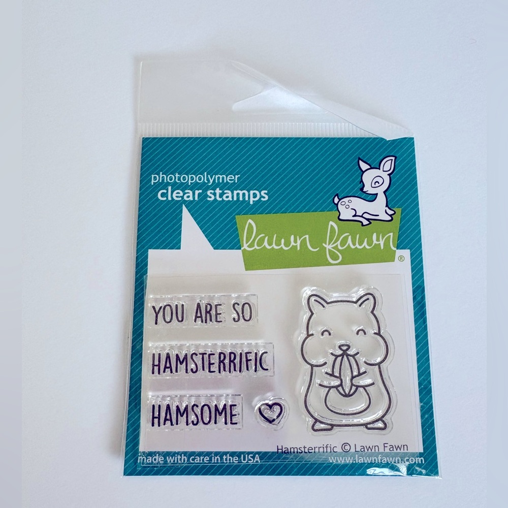 Lawn Fawn Hamsterrific Photopolymer Clear Stamps